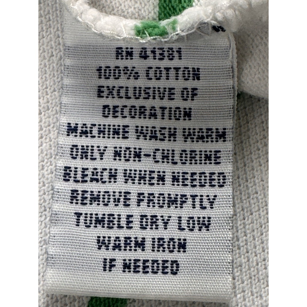 Polo Ralph Lauren Men's Green White Striped Polo Shirt XL Short Sleeve Pink Pony - Picture 10 of 13